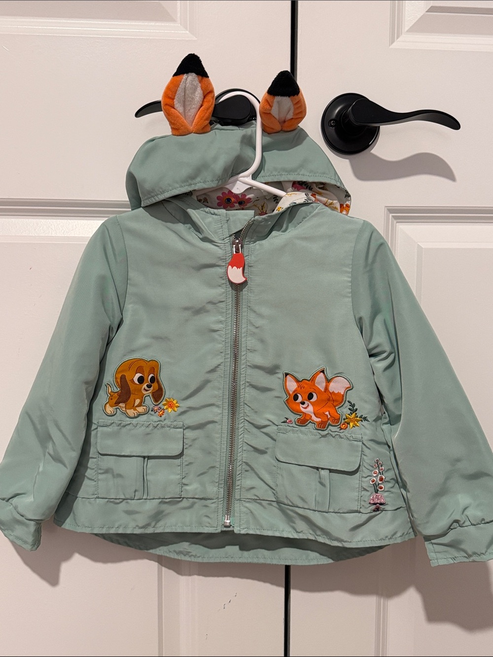Disney The Fox and The Hound Rain Jacket- Girls 3T